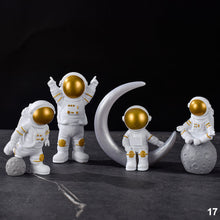 Load image into Gallery viewer, Car Interior Astronaut Decor Action Figures and Moon Home Decor Resin Astronaut Statue Room Office Desktop Decoration Presents Desktop Boy Gift