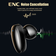 Load image into Gallery viewer, Wireless Bluetooth 5.2 Earphone ENC Noice Cancelling Business Headphone Mini Single in ear Earbuds with Mic For iPhone Xiaomi