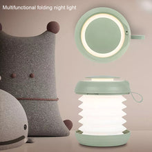 Load image into Gallery viewer, Creative Bedroom Portable Foldable Usb Charging Touch Stepless Dimming Circular Retractable Led Reading Night Light
