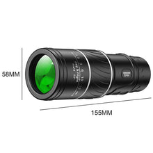 Load image into Gallery viewer, HD Green Film 16x52 High Power Telescope Outdoor Monocular HD Straight Telescope