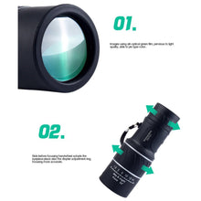 Load image into Gallery viewer, HD Green Film 16x52 High Power Telescope Outdoor Monocular HD Straight Telescope