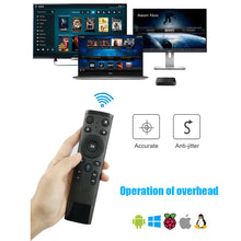 Load image into Gallery viewer, Bluetooth Support Voice Input Infrared Remote Control Smart TV Box 2.4g Air Mouse Mini Wireless Keyboard