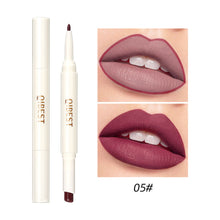 Load image into Gallery viewer, 2 IN 1 Waterproof Sexy Lip Liner Matte Lipstick Pencil Makeup Set Lip Contour Tint Red Long Lasting Moisturizing Lipliner Cosmetics