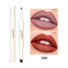Load image into Gallery viewer, 2 IN 1 Waterproof Sexy Lip Liner Matte Lipstick Pencil Makeup Set Lip Contour Tint Red Long Lasting Moisturizing Lipliner Cosmetics