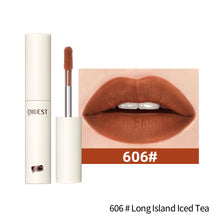 Load image into Gallery viewer, Nude Color Lip Gloss Matte Silky Lipstick Waterproof Long Lasting Women Red Lipstick Tint Red Velvet Lip Glaze Cosmetics