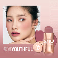 Load image into Gallery viewer, Waterproof Long-lasting Red Blush Stick Cream Blusher Skilly Lip Cheek Eye Multi-use face Stick Make-up Women Cosmetics
