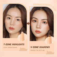Load image into Gallery viewer, Double Head Bronzer Contour Stick Highlight Waterproof Matte Concealer Pen Double Shading Powder Contouring Makeup Cosmetics