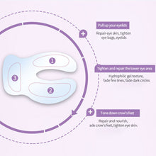 Load image into Gallery viewer, C-shape Circulate Night Sleep Eye Patch To Reduce Dark Circles Wrinkles Removal Eye Patches Hydrating Moisturizing Eye Mask