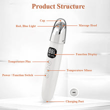 Load image into Gallery viewer, EMS Electric Eye Massager 45℃ Hot Eye Skin Lifting Massage Anti Age Wrinkle Vibration Relax Eyes Therapy Skin Care Tools