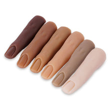 Load image into Gallery viewer, Nail Art Professional Practice Tool Hand Simulated Fake Finger for Nail Training Display Manicure Supplies Fake Finger Silica Gel Tools