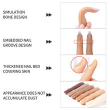 Load image into Gallery viewer, Nail Art Professional Practice Tool Hand Simulated Fake Finger for Nail Training Display Manicure Supplies Fake Finger Silica Gel Tools