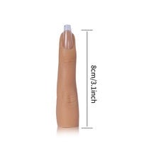 Load image into Gallery viewer, Nail Art Professional Practice Tool Hand Simulated Fake Finger for Nail Training Display Manicure Supplies Fake Finger Silica Gel Tools