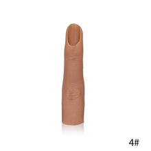 Load image into Gallery viewer, Nail Art Professional Practice Tool Hand Simulated Fake Finger for Nail Training Display Manicure Supplies Fake Finger Silica Gel Tools