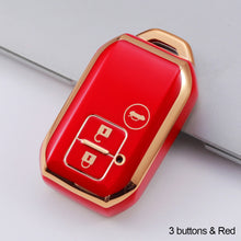 Load image into Gallery viewer, 2/3/4 Button Remote Key Holder Car Key Cover Case For Suzuki Ertiga Swift 2017 Wagon R Type Keychain Protector