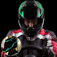 Load image into Gallery viewer, Motorcycle Helmet Cold Light Mod Kit Flashing Stripe Luminous Sticker LED Night Riding Lights Decoration With Chargeable Accessories