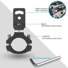 Load image into Gallery viewer, 1Pc 22-26mm Universal Handlebar Motorcycle Headlight Bracket Spotlight Mount Holder Tube Clamp