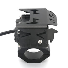 Load image into Gallery viewer, 120W Dual Color Motorcycle LED Lens Spotlight Double Lens Spotlight Auxiliary Fog Lamp White Yellow