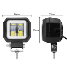 Load image into Gallery viewer, 1pc 7D Portable Car Work Light Angel Eyes LED Spotlights Offroad Truck Driving Boat Motorcycle 12V-80V Waterproof Round