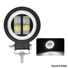 Load image into Gallery viewer, 1pc 7D Portable Car Work Light Angel Eyes LED Spotlights Offroad Truck Driving Boat Motorcycle 12V-80V Waterproof Round