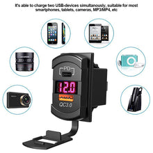 Load image into Gallery viewer, Universal LED Car Charger QC3.0 USB Switch Charger Socket PD Phone Charge Power Adapter for Boat UTV ATV