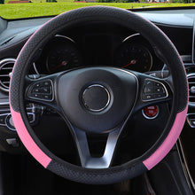 Load image into Gallery viewer, Car Steering Wheel Covers Anti-Slip PU Leather Sport fit 37~38cm Steering Wheel Car-styling Auto Accessoires