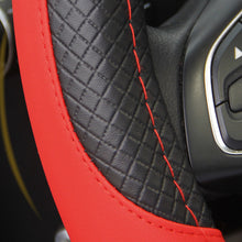 Load image into Gallery viewer, 38cm PU Leather Car Steering-wheel Cover Sport Style Auto Steering Wheel Covers Anti-Slip Automotive Accessories