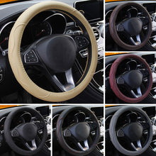 Load image into Gallery viewer, 38cm//15inch Universal Car Steering Wheel Cover Braid on the Steering-wheel Fashion Non-slip Auto