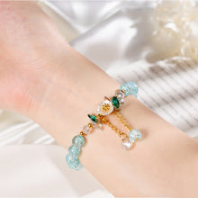 Load image into Gallery viewer, Flower Crystal Bracelet Adjustable Beaded Crystal Bracelet Simple Versatile Bracelet Jewelry Gift for Women