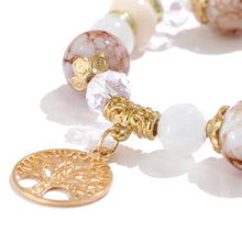 Load image into Gallery viewer, Ceramic Bead Bracelet Life Tree Bracelet Natural Stone Fashion Creative Adjustable Beaded Bracelet Jewelry Gift