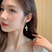 Load image into Gallery viewer, White Bell Orchid Earrings Bracelet Necklace Stylish Versatile Adjustable Bracelet Necklace Alloy Jewelry