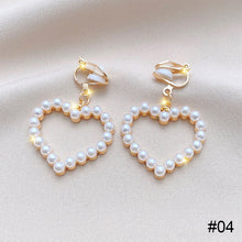 Load image into Gallery viewer, Stylish Tassel Ear Clips Earrings Versatile Alloy Ear Studs Earrings Temperamental Earrings Jewelry for Women