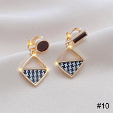 Load image into Gallery viewer, Stylish Tassel Ear Clips Earrings Versatile Alloy Ear Studs Earrings Temperamental Earrings Jewelry for Women
