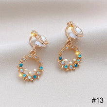 Load image into Gallery viewer, Stylish Tassel Ear Clips Earrings Versatile Alloy Ear Studs Earrings Temperamental Earrings Jewelry for Women