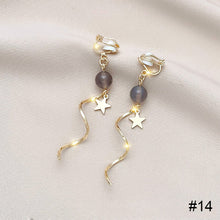 Load image into Gallery viewer, Stylish Tassel Ear Clips Earrings Versatile Alloy Ear Studs Earrings Temperamental Earrings Jewelry for Women