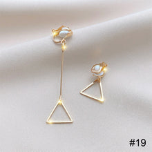 Load image into Gallery viewer, Stylish Tassel Ear Clips Earrings Versatile Alloy Ear Studs Earrings Temperamental Earrings Jewelry for Women