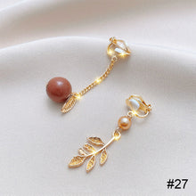 Load image into Gallery viewer, Stylish Tassel Ear Clips Earrings Versatile Alloy Ear Studs Earrings Temperamental Earrings Jewelry for Women