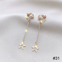 Load image into Gallery viewer, Stylish Tassel Ear Clips Earrings Versatile Alloy Ear Studs Earrings Temperamental Earrings Jewelry for Women