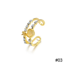 Load image into Gallery viewer, Fashion Niche Love Pink Diamond Ring Simple Open Adjustable Alloy Ring Jewelry Accessory for Women