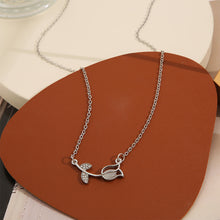 Load image into Gallery viewer, Fashion Creative Tulip Pendant Necklace Niche Alloy Necklace Collarbone Chain Jewelry Accessory for Women