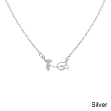 Load image into Gallery viewer, Fashion Creative Tulip Pendant Necklace Niche Alloy Necklace Collarbone Chain Jewelry Accessory for Women