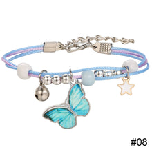 Load image into Gallery viewer, Fashion All-match Alloy Pendant Bracelet Adjustable Creative Ceramic Beaded Bracelet Women Jewelry Gift
