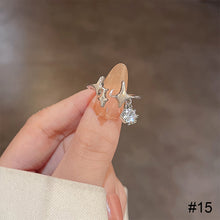 Load image into Gallery viewer, Fashion Niche Ring Shiny Exquisite Zircon Ring Simple Open Adjustable Ring Jewelry Accessory for Women