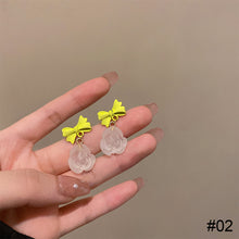 Load image into Gallery viewer, Temperamental Opal Earrings Niche Personalized Alloy Earrings Ear Studs Jewelry Accessories for Women