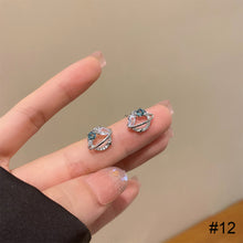 Load image into Gallery viewer, Temperamental Opal Earrings Niche Personalized Alloy Earrings Ear Studs Jewelry Accessories for Women