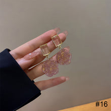Load image into Gallery viewer, Temperamental Opal Earrings Niche Personalized Alloy Earrings Ear Studs Jewelry Accessories for Women