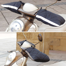 Load image into Gallery viewer, Pair Motorbike Motorcycle Scooter Handlebar Grip Muffs Windproof Hand Handlebar Gloves Winter Thicken Warmer Waterproof Gloves
