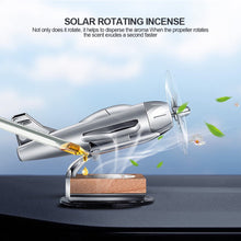 Load image into Gallery viewer, Creative Car Air Freshener Mini Solar Aircraft Decoration Car Perfume Air Freshener Fragrance Airplane Ornament