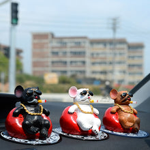 Load image into Gallery viewer, Cute Car Ornaments Auto Interior Accessories Pendant Funny Bulldog Ornaments Domineering Sofa Home Office Toys Dog