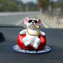 Load image into Gallery viewer, Cute Car Ornaments Auto Interior Accessories Pendant Funny Bulldog Ornaments Domineering Sofa Home Office Toys Dog