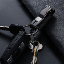 Load image into Gallery viewer, Aluminium Alloy Car Keychain Keyring Keychain Car Men's Waist Hanging Car Keychain Men Accessories
